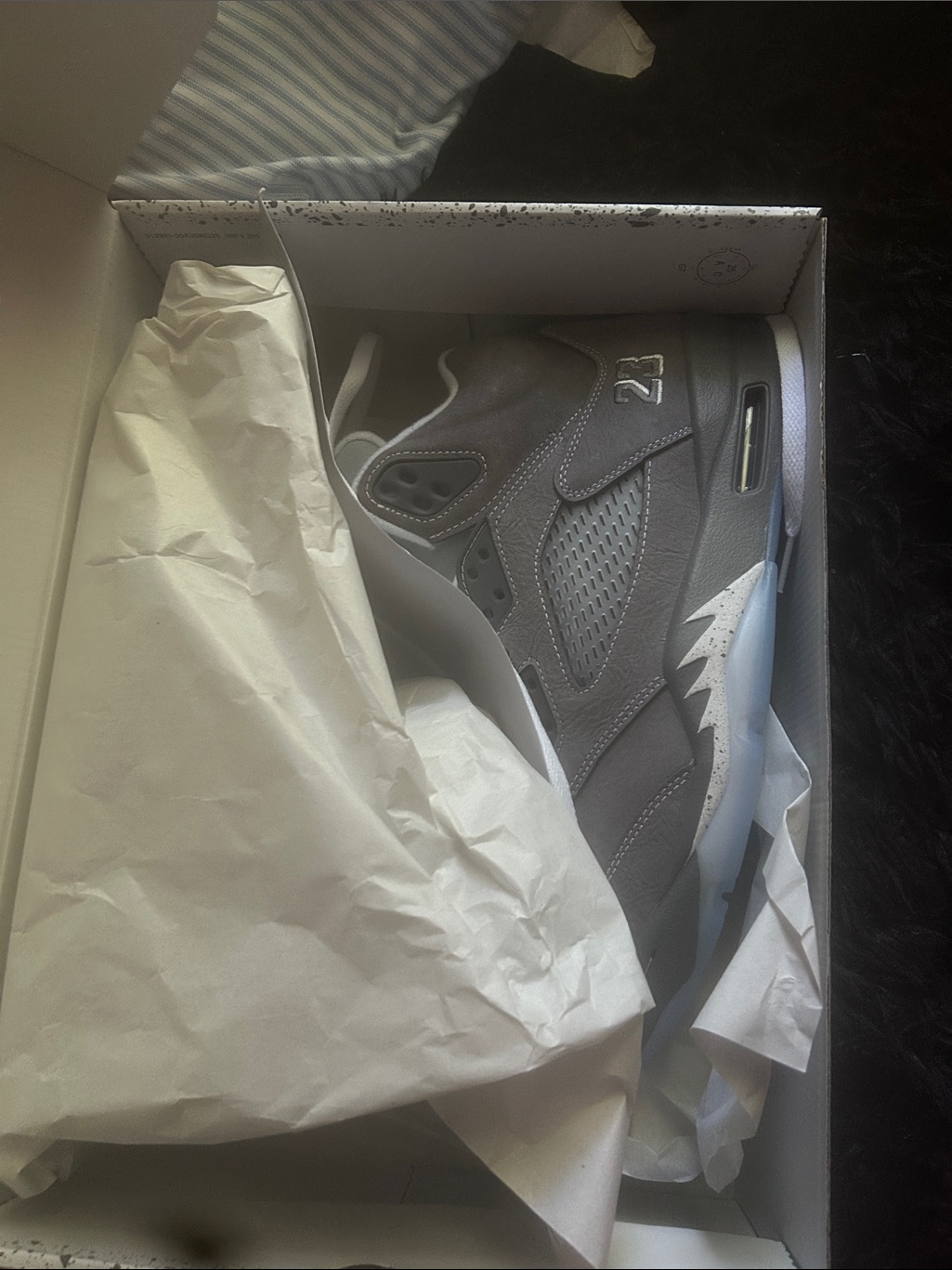 Jordan Box With Speckled Grey Pattern